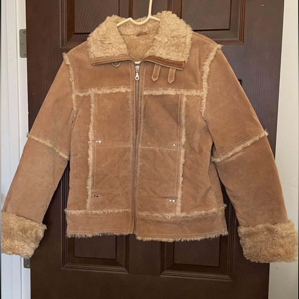 Wilson’s Leather Maxima Fur Lined Suede Jacket